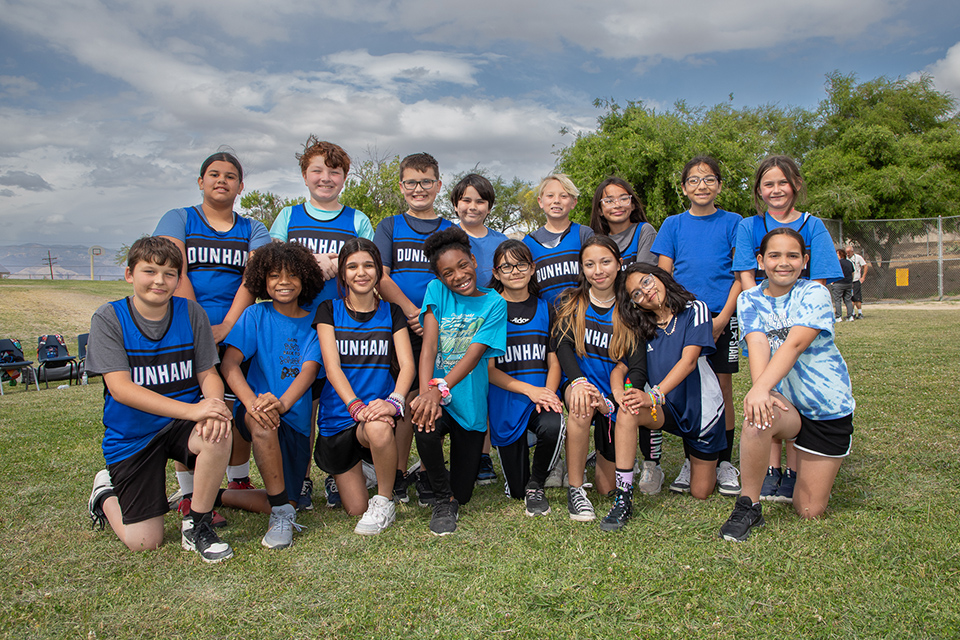 Dunham kickball team photo